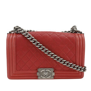 Pre-Loved Chanel Old Medium Quilted Lambskin Boy Flap